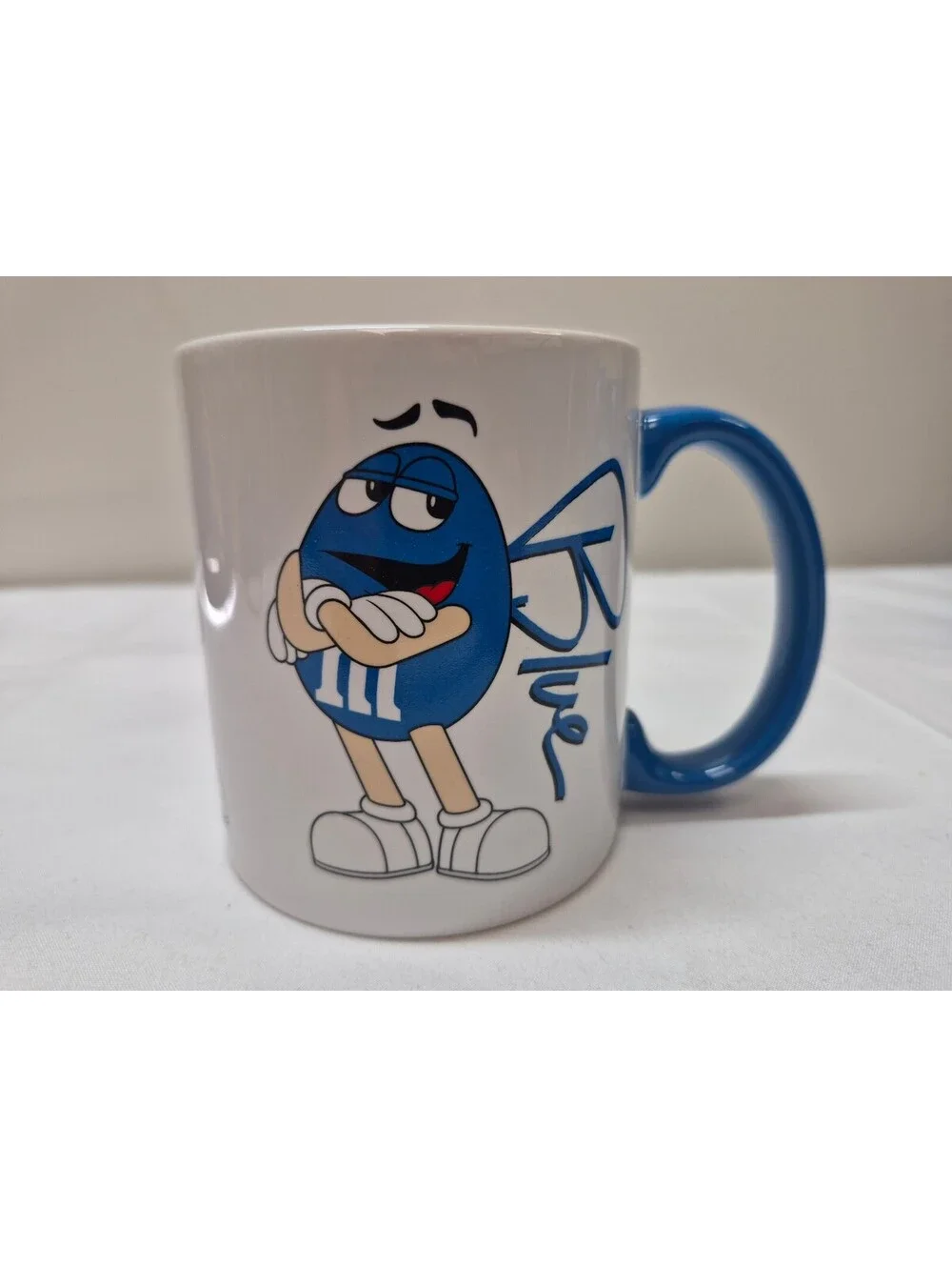 M&M's Blue Character Ceramic Mug in Original Box J22